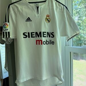 Real Madrid White Soccer Jersey